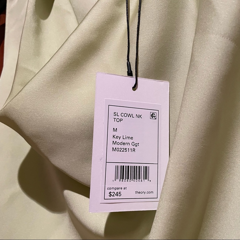 NWT Theory Silk top - Picture 3 of 5